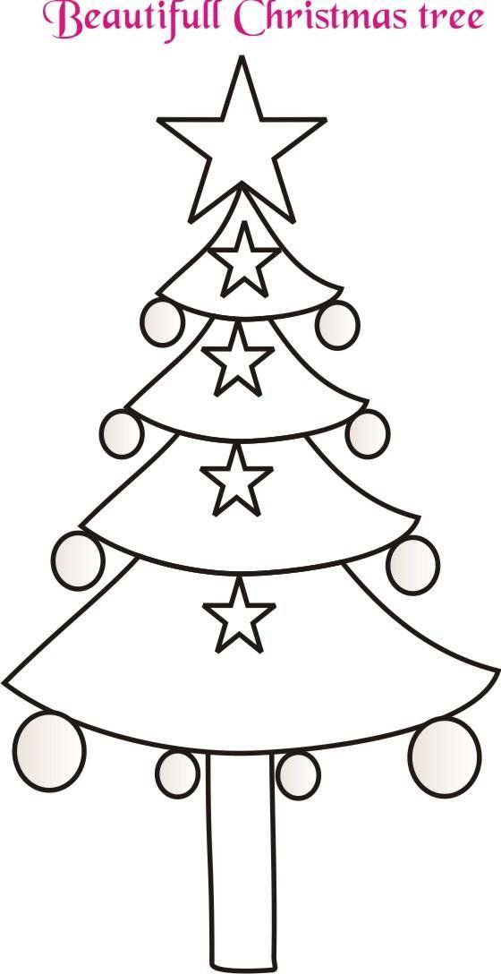  30 Christmas Tree Drawing For Coloring Coloring Pages Printable 2022