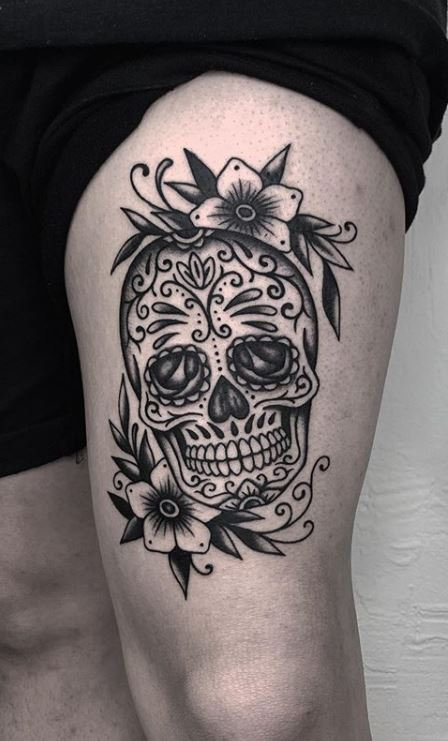 100+ Unique Sugar Skull Tattoos Designs & Ideas – Tattoo Me Now
