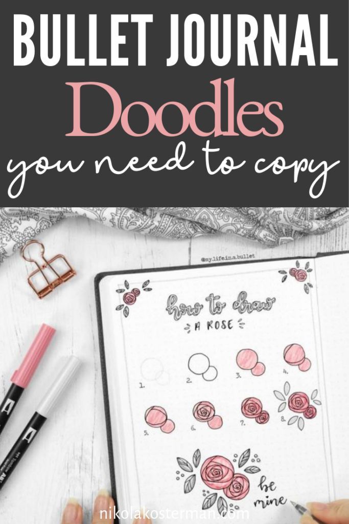 30 Super Cute How To Doodles For Your Bullet Journal