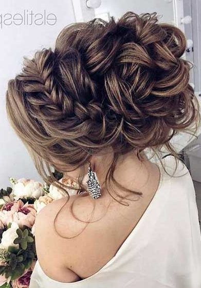 33 Stunning Braided updo, The interlace can shape a radiance around your head, adding an unpretentious sweetness to the general appearance. Updo is no uncertainty the most welc…, Hairstyle Ideas