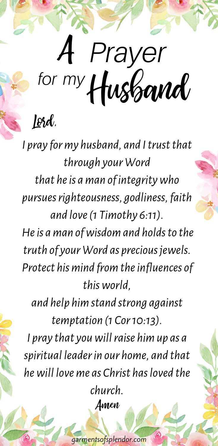 35 Scriptures to Pray Over your Husband (with Free Prayer Calendar) –