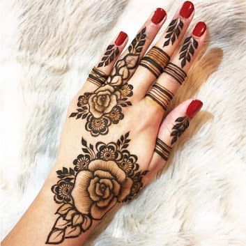 50 Latest Flower Henna Mehndi Designs Mehndi Creation