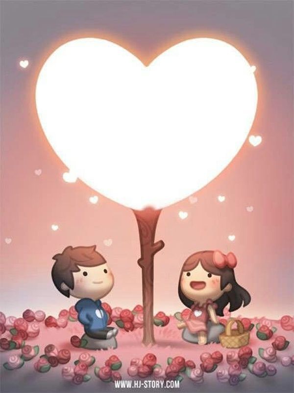 60 Cute Cartoon Couple Love Images HD 2022