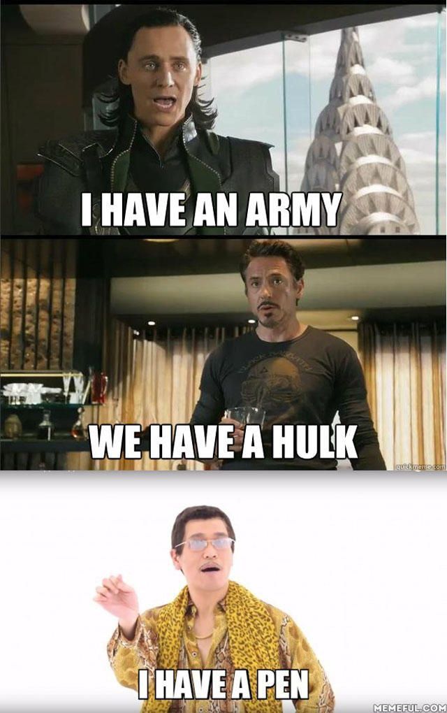 Avengers – I have a pen spoof