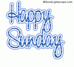 Blue Happy Sunday Blue Sparkle Happy Sunday Gif Bluehappysunday