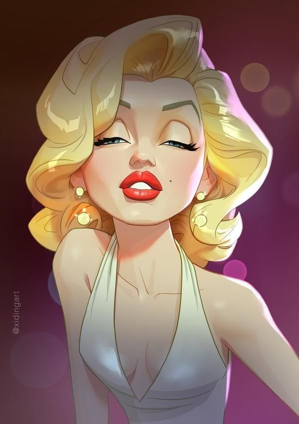 Caricature of Marilyn Monroe from xidingart on DeviantArt – Sculpting – Caricature – Rice&Caricature – Expolore the best and the special ideas about Marilyn monroe