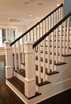 Craftsman Staircase Design Ideas, Pictures, Remodel and Decor
