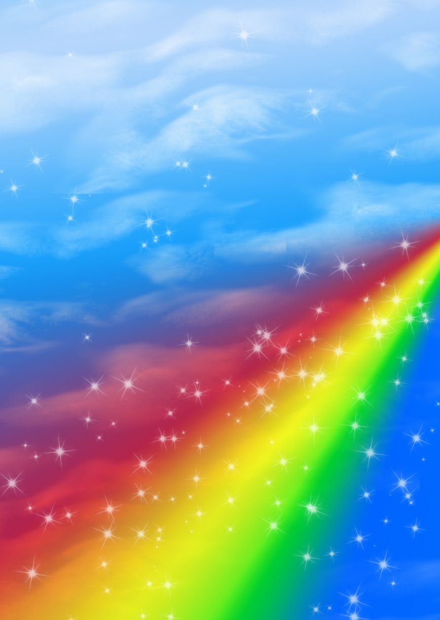 Free Sky Rainbow Background By Magical Mama On Deviantart