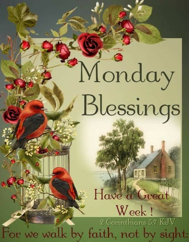 Faith Monday Blessings Image