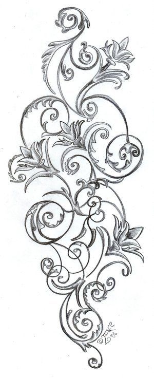 Floral Pattern Tattoos Stock Vector Artistic Tattoo Picture I Think
