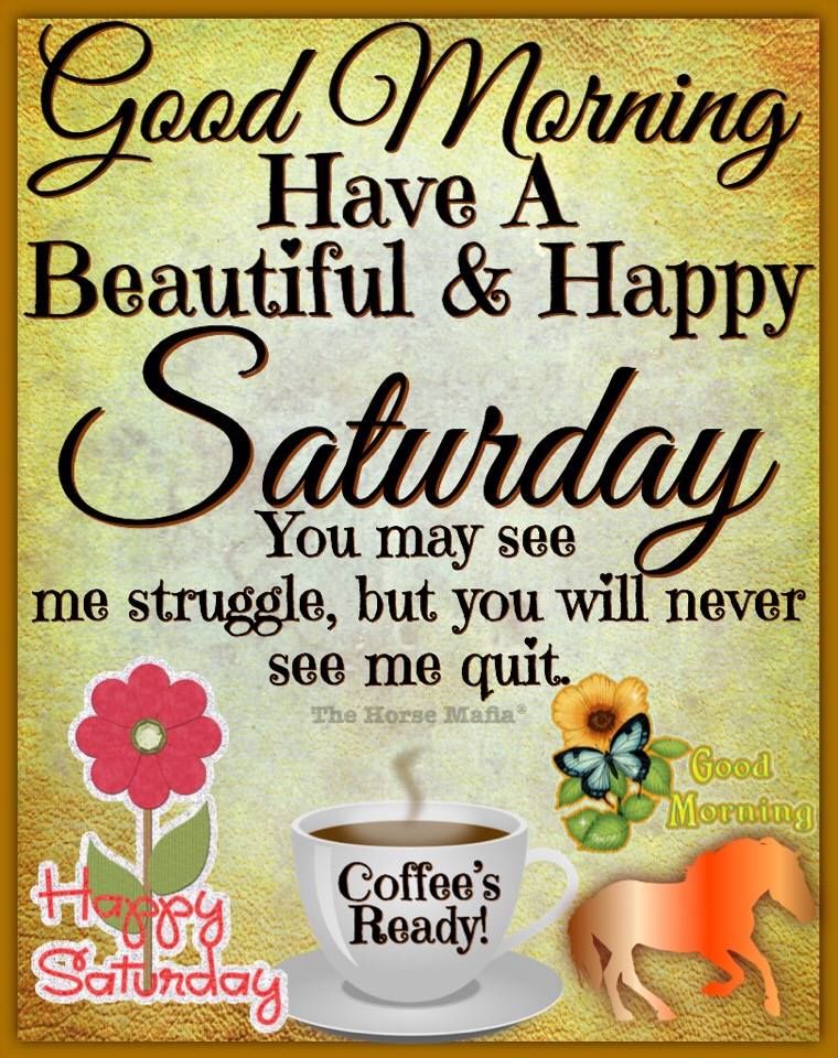Saturday Blessings Good Morning Quote With Hearts And Roses