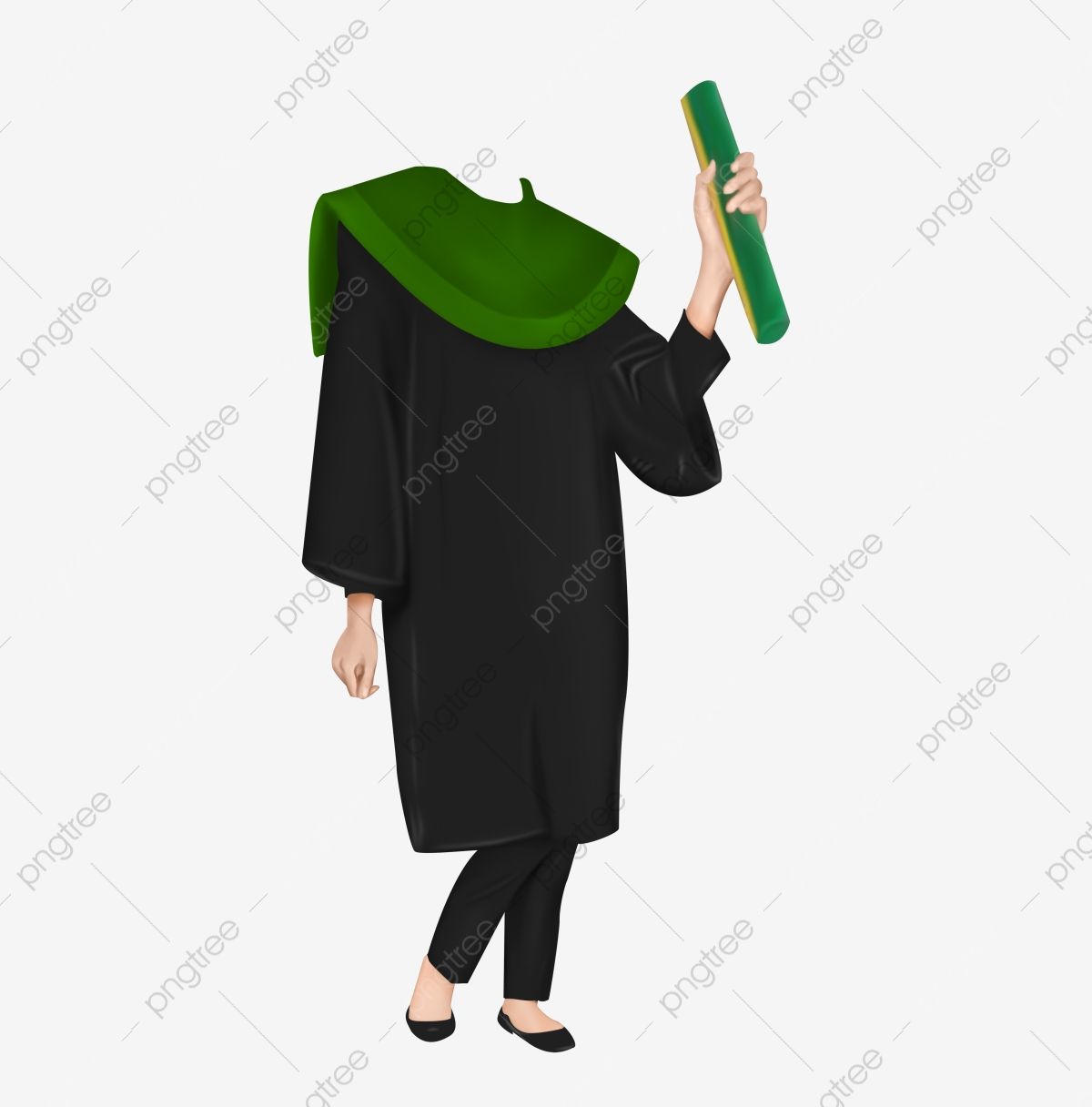 Graduation Body Caricature 03, Karikature Wisuda, Photoshop Smudge Painting, Download Psd Nature Png Transparent Clipart Image And Psd File For Free Download
