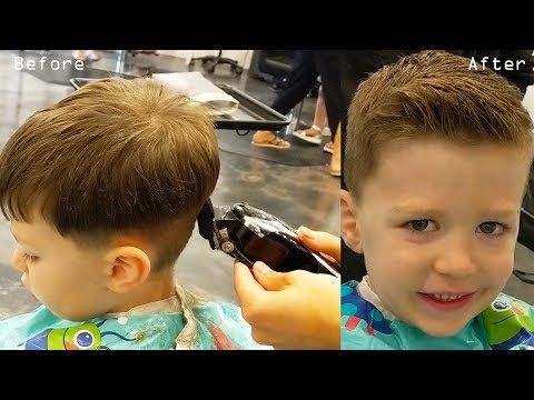 How to Cut Little Boys Hair with Clippers & Scissors + Blending and Cowlick Instruction