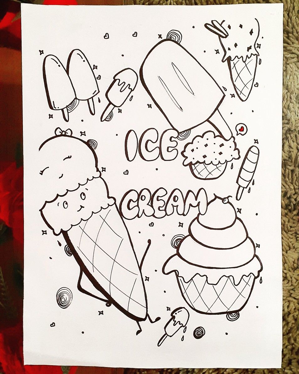 Ice cream doodle