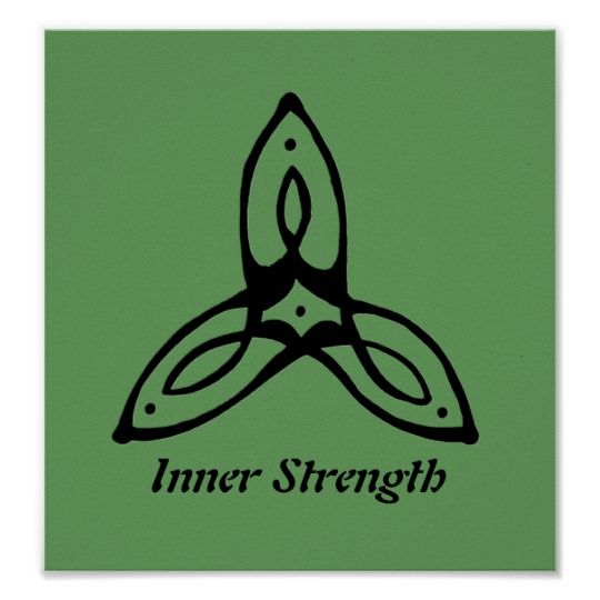 Inner Strength Symbol Poster