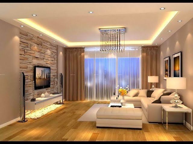 Luxurious Modern Living Room And Ceiling Designs Trend Of -- Plan N Design