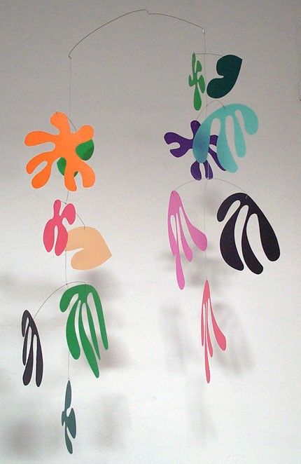 Marine Modern Hanging Mobile Rainbow Colours Art Mobile By