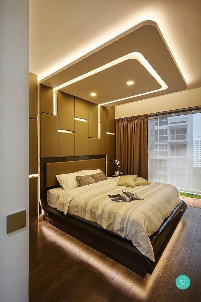 Modern Master Bedroom Ceiling Design