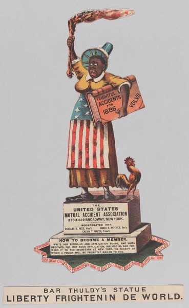 Photograph. Bar Thuldy’s Statue: Liberty Frightenin de World, 1886., 1886. 10″x8″ print made in the UK