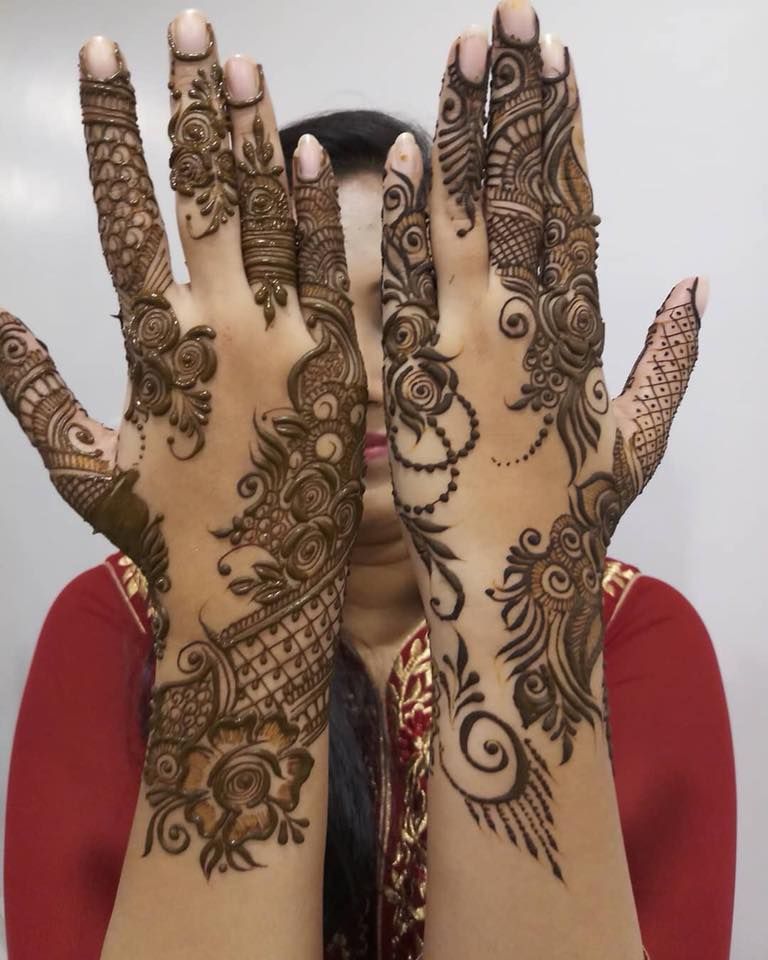 Simple And Easy Latest Mehndi Designs 2020 For Front And Back Hand