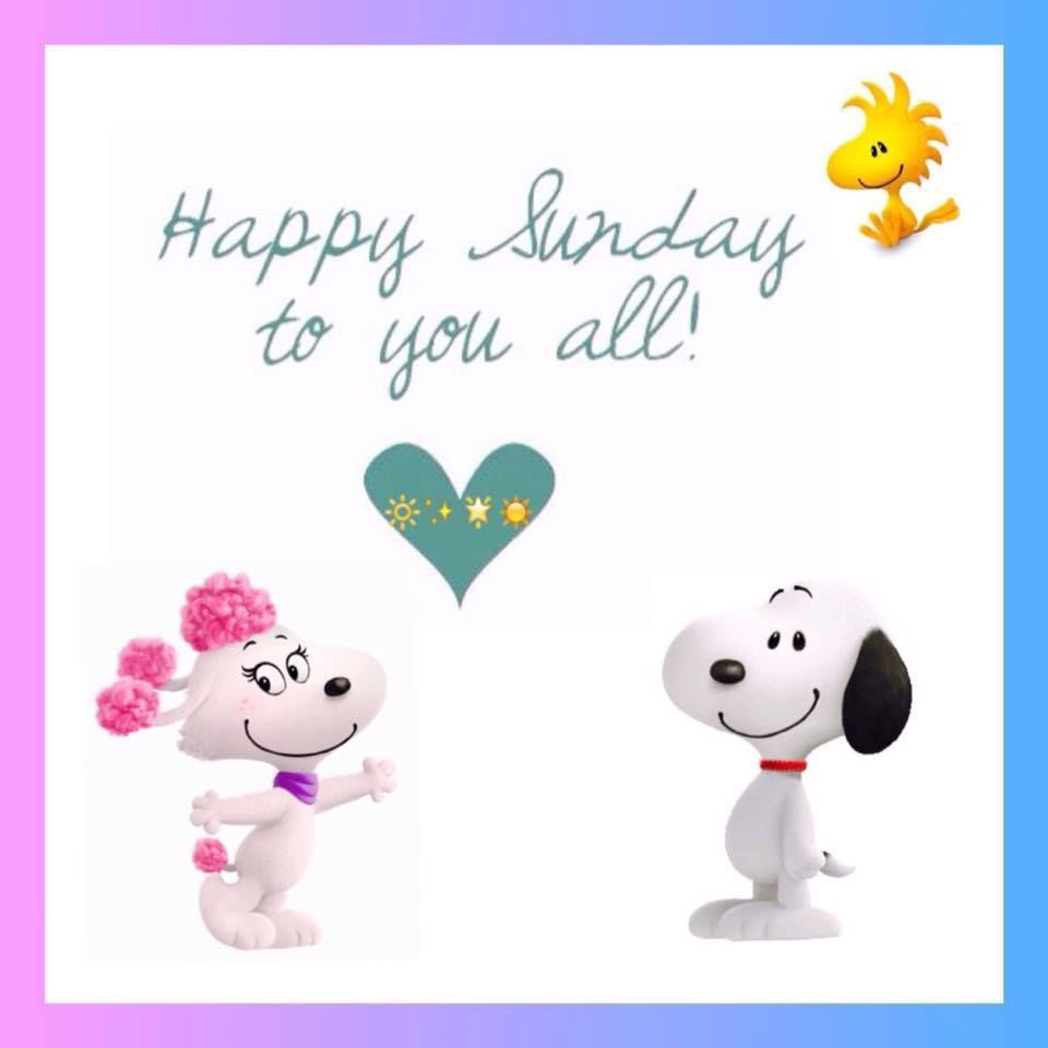 Snoopy Family Happy Sunday Quote