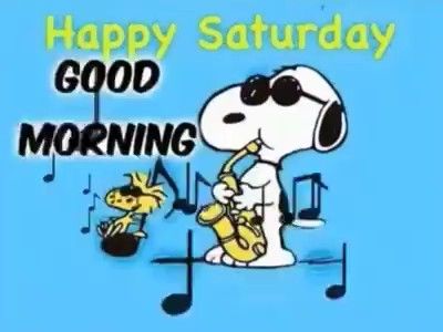 Snoopy And Woodstock: Happy Saturday ? Good Morning!
