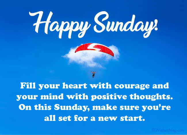 Sunday Messages – Happy Sunday Wishes & Quotes | WishesMsg