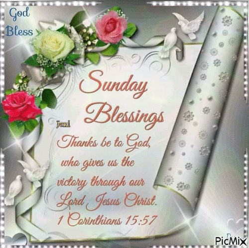Thanks Be To God – Sunday Blessings