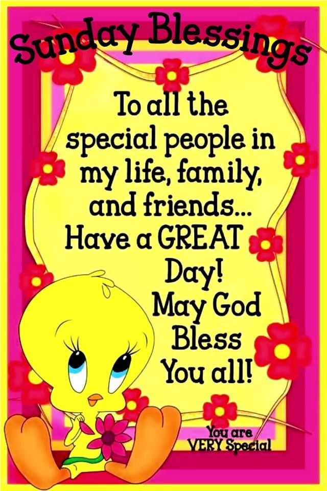 Tweety Sunday Blessings Quote