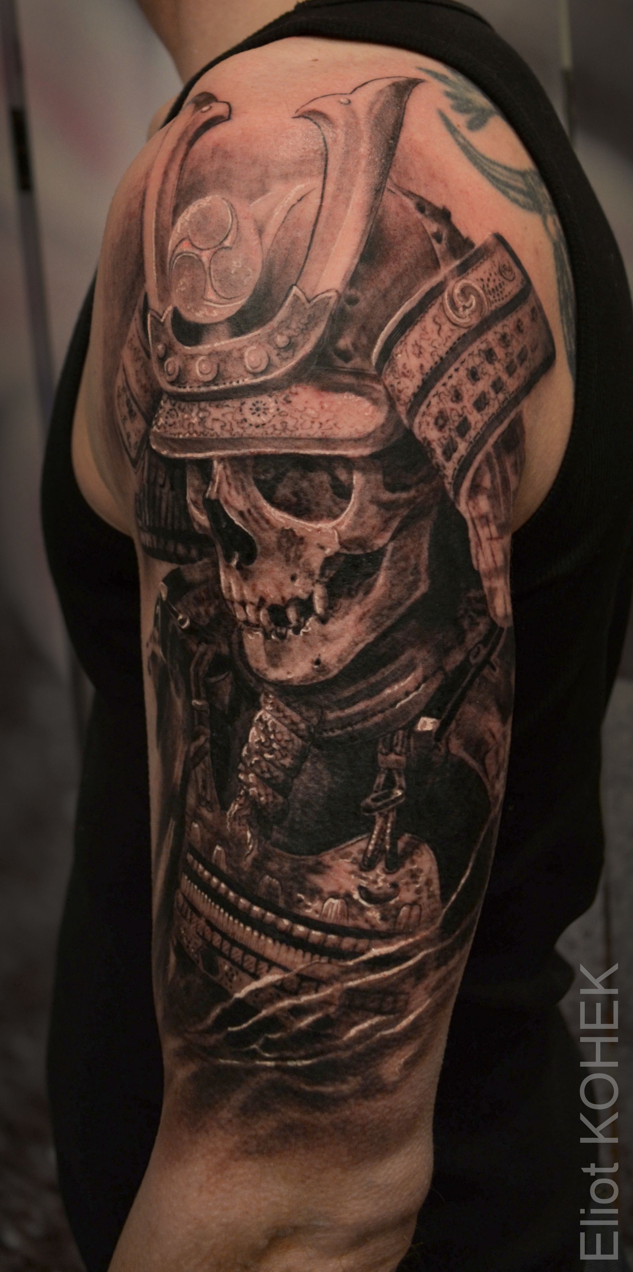 Samurai Skull Tattoo #Tattoo #Tatoo #Тату #Sketch #Sexygirl