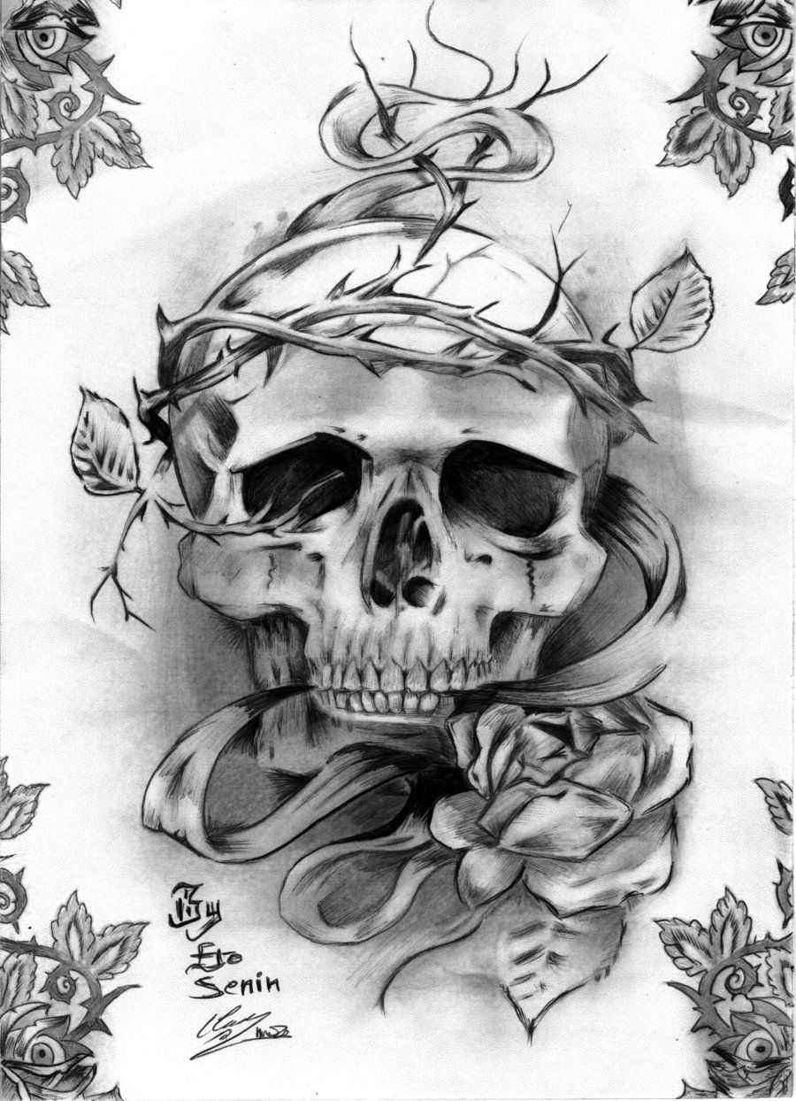 skull tattoo by erovaruis on DeviantArt