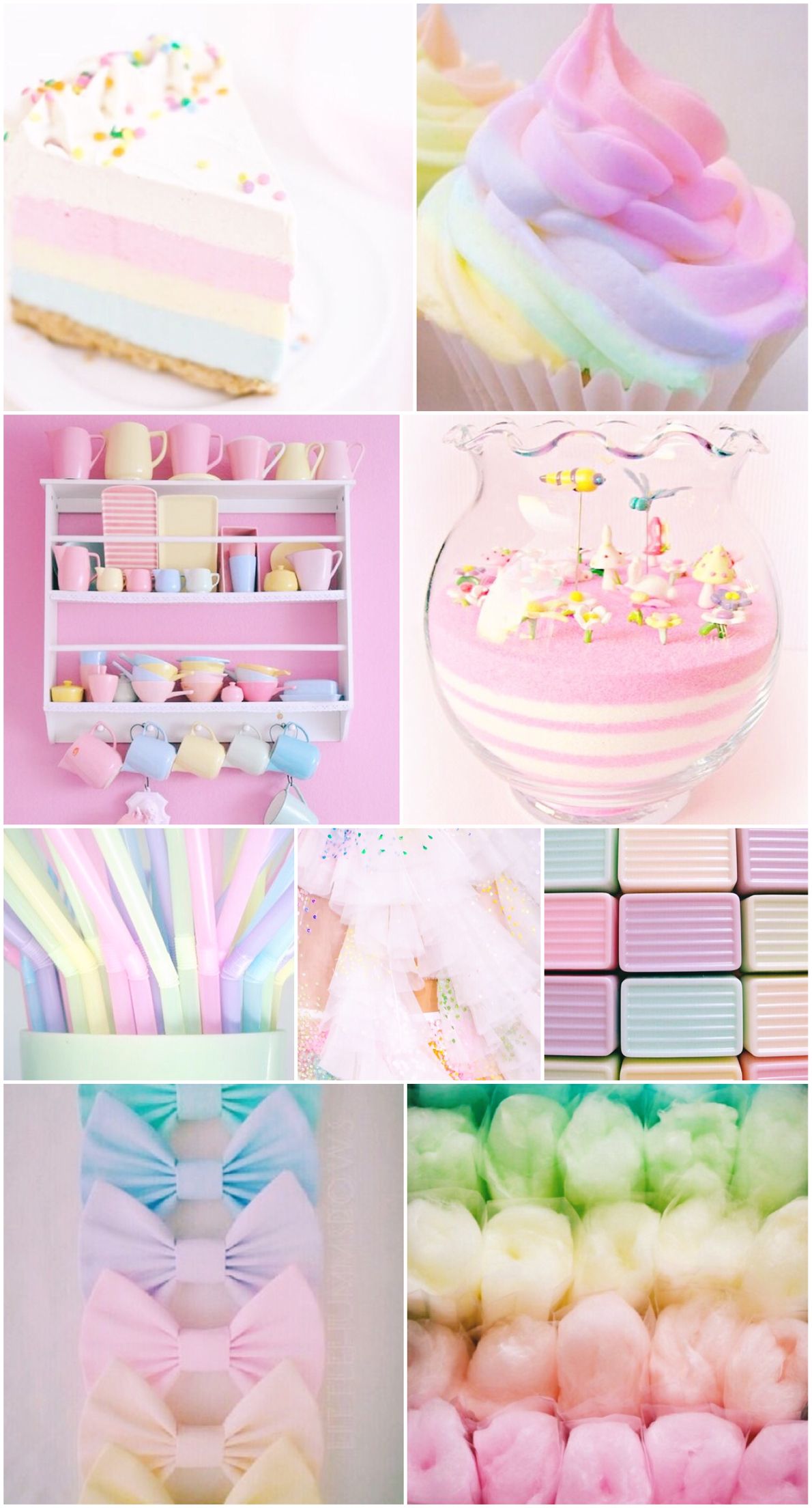 Wallpaper Pastel Rainbow Background Iphone Pretty Candy