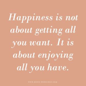 365 Happiness Project – – Quote 61 – Boho Wedding Blog