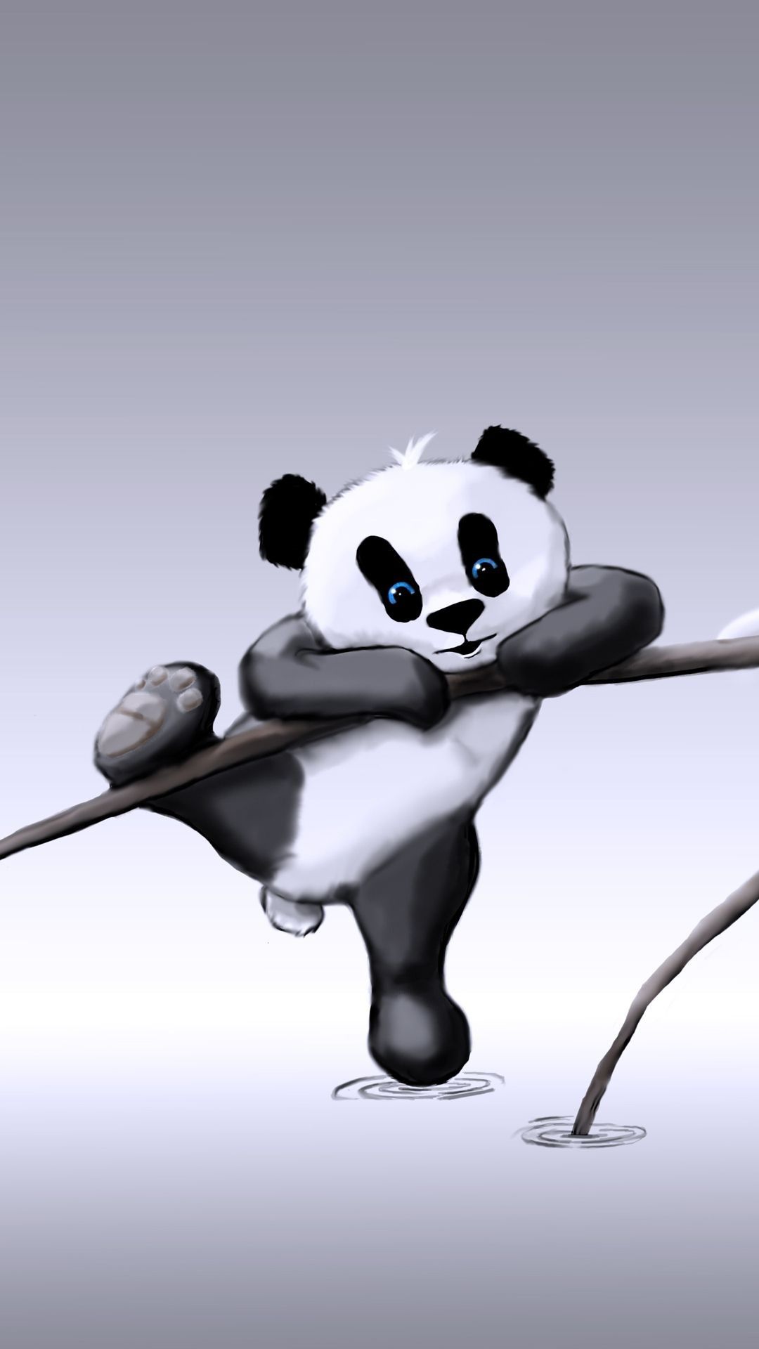 Awesome Animated Panda Background