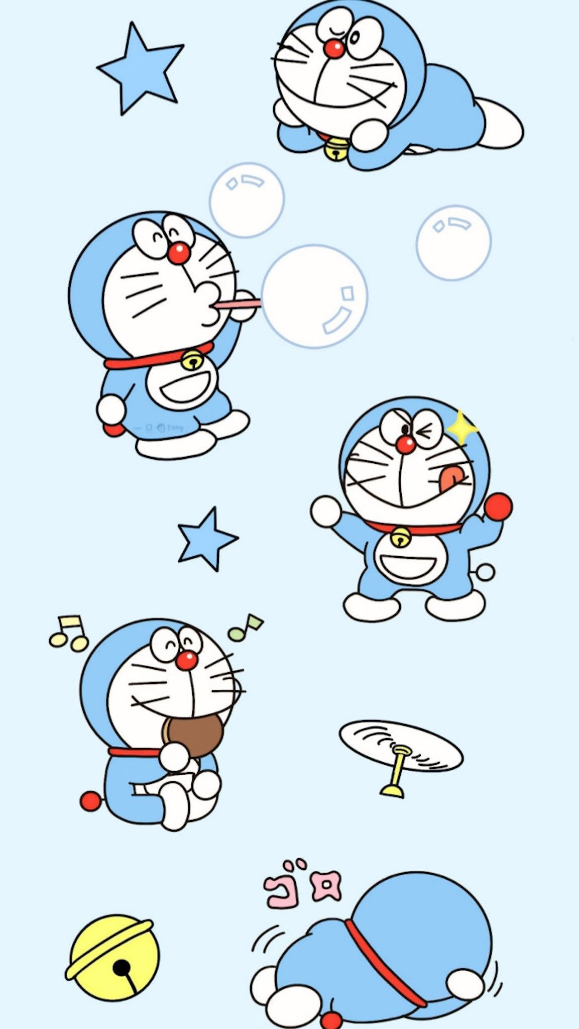 Cartoon Character Iphone Doraemon Cute Wallpaper