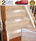 Clear Stair Treads Carpet Protectors Set Of 2 – Staircase Step  for sale online