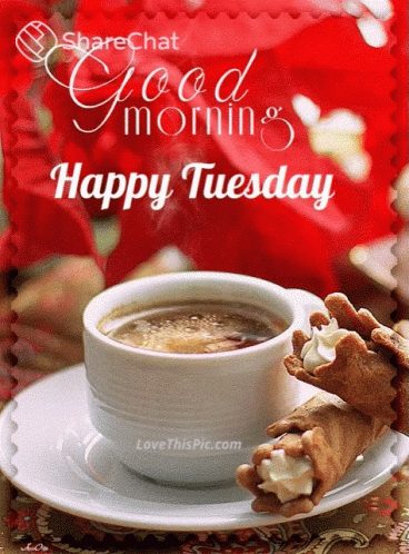 Good Morning Happy Tuesday Gif - Goodmorning Happytuesday Coffee - Descubre &Amp; Comparte Gifs
