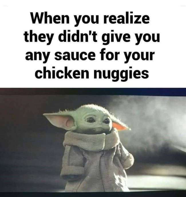 I might be addicted to baby yoda memes..