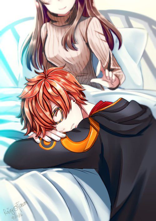 Image About Sleeping In Mystic Messenger By Gazette *W*