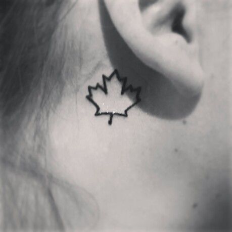 Maple Leaf Tattoo Canada More