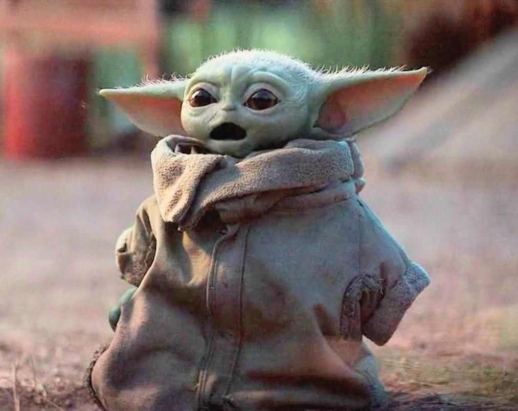 Surprised Baby Yoda Template Cropped And Brightened Rbabyyoda