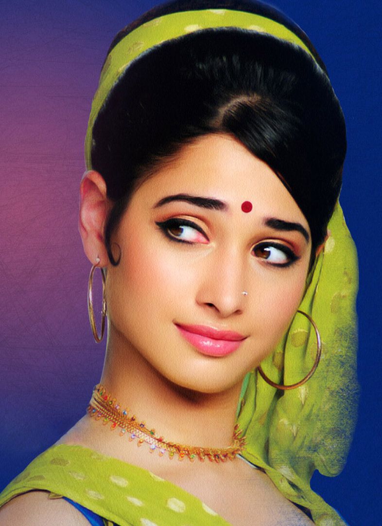 Tamanna Bhatia Old Movie Style Heroin Mobile Wallpaper