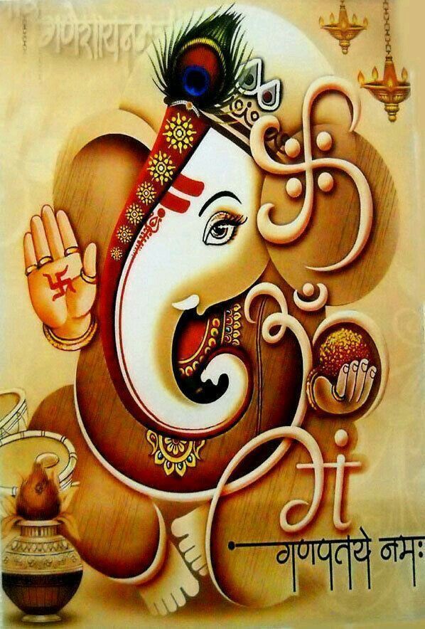 Top 20 Lord Ganesha paintings to print and decorate your home