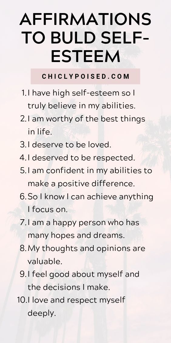 Using The Law Of Attraction And Positive Affirmations To Build Self-Esteem