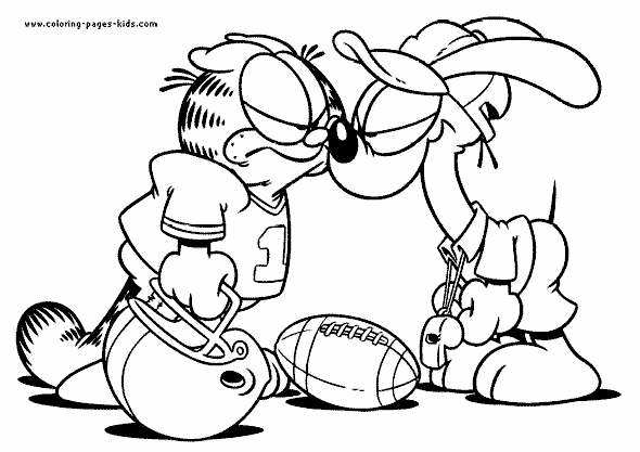Garfield Color Page - Coloring Pages For Kids - Cartoon Characters Coloring Pages - Printable Coloring Pages - Color Pages - Kids Coloring Pages - Coloring Sheet - Coloring Page - Coloring Book - Kid Color Page - Cartoons Coloring Pages