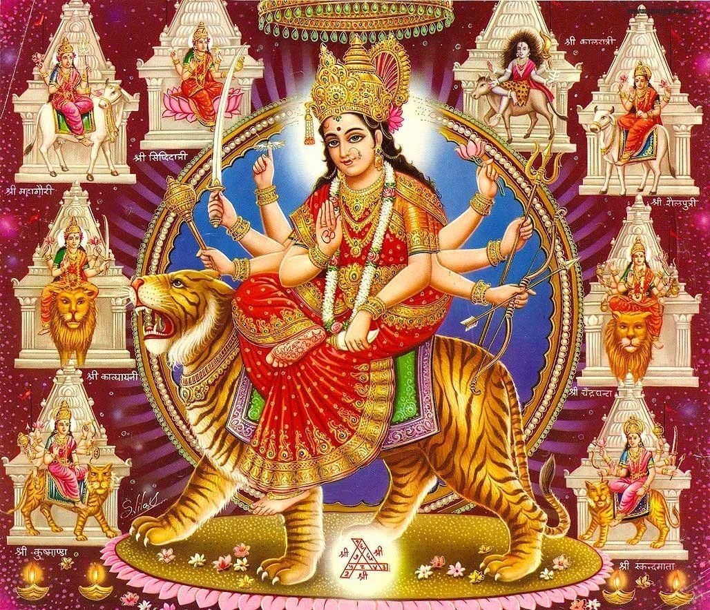 Nine Divine Form Of Maa Durga Aastikin