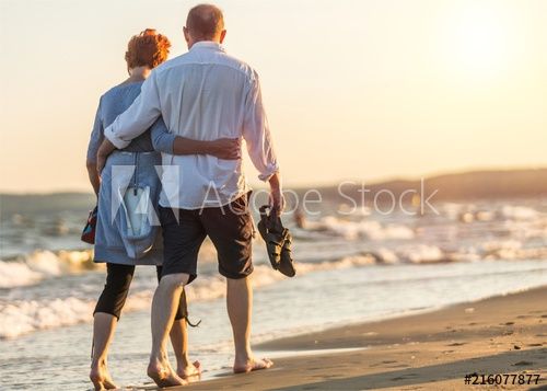 Portrait Of An Elderly Couple Hugging