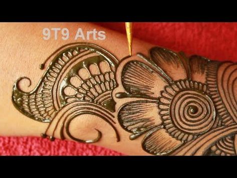 Teej/Karva Chauth Full Hand Arabic Mehndi Design||Latest Bridal Mehndi Design||New Easy henna design