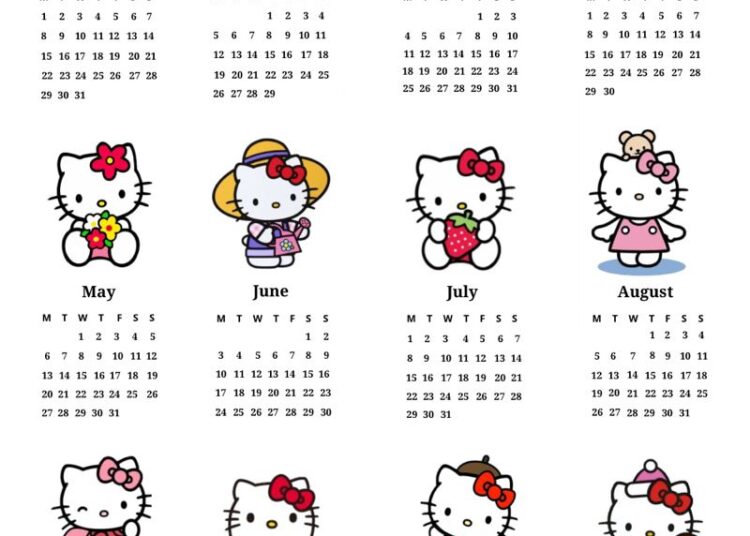 2024 Hello Kitty Calendar