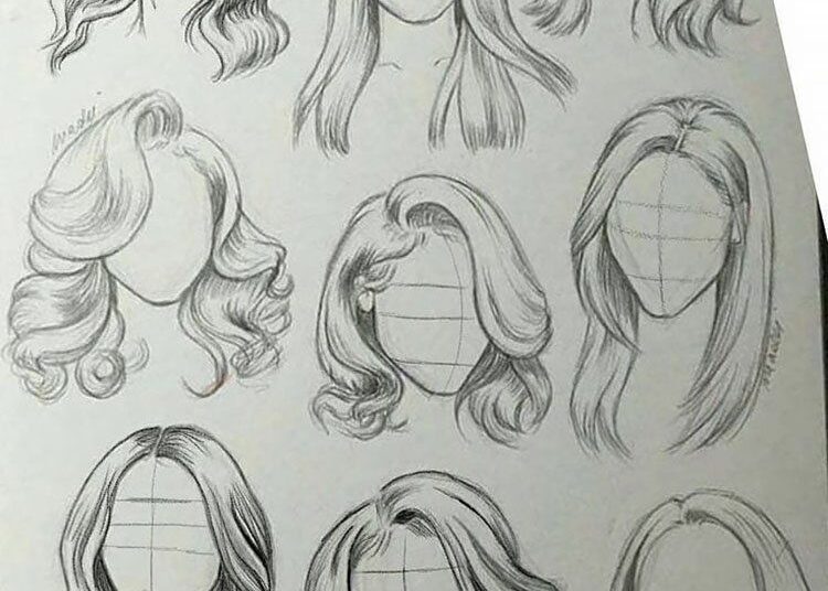 30 Girl Hair Drawing Ideas And References - Beautiful Dawn Designs